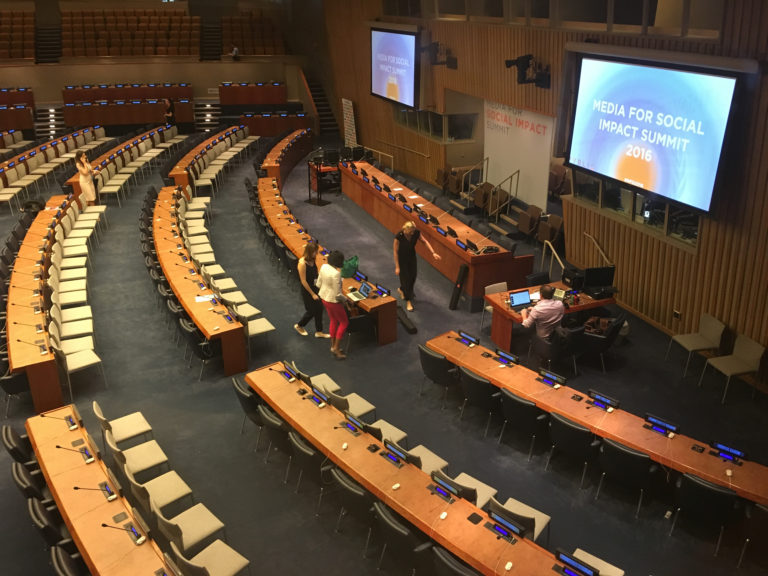 Media for Social Impact 2016 at United Nations