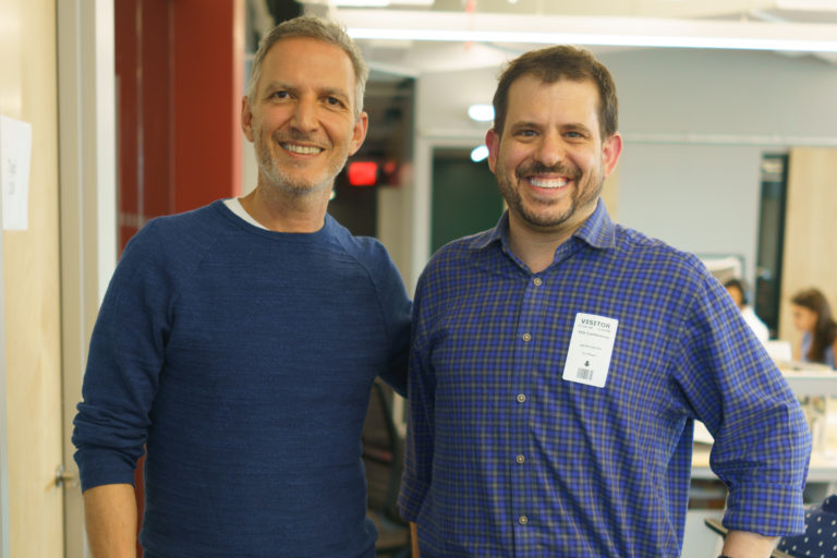 Aaron Sylvan with Jay Herratti, Director of TEDx