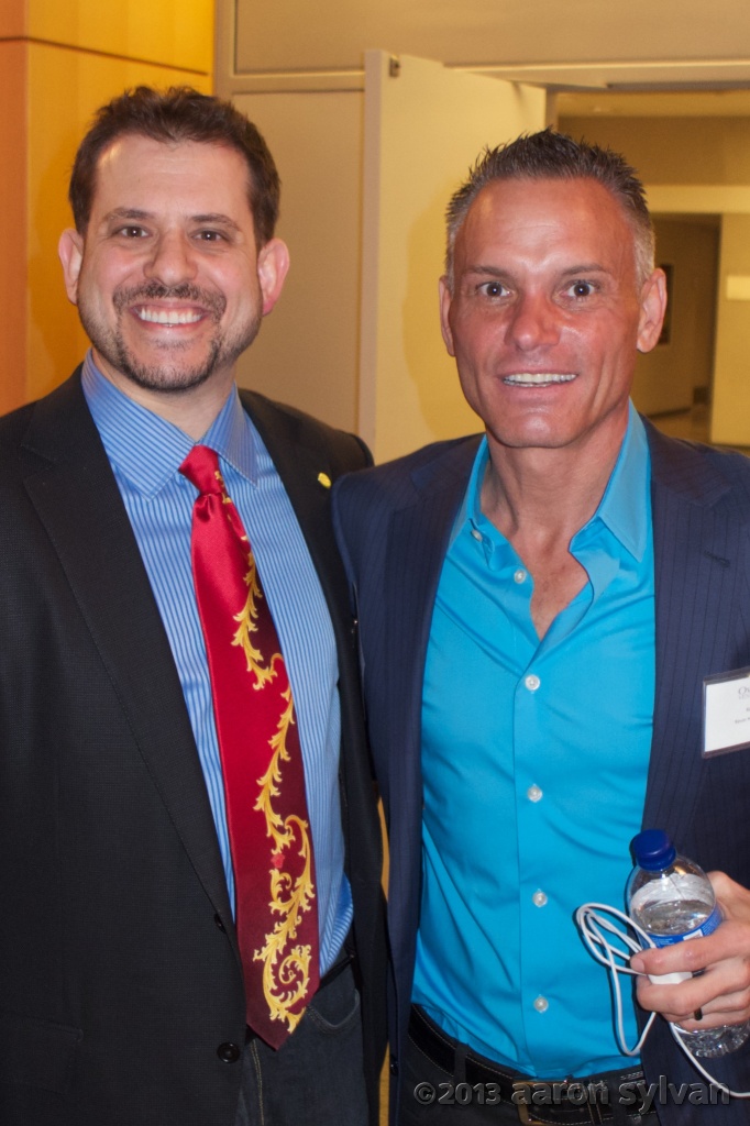 Aaron Sylvan and Kevin Harrington 2013-03-20 at OwnIt Ventures