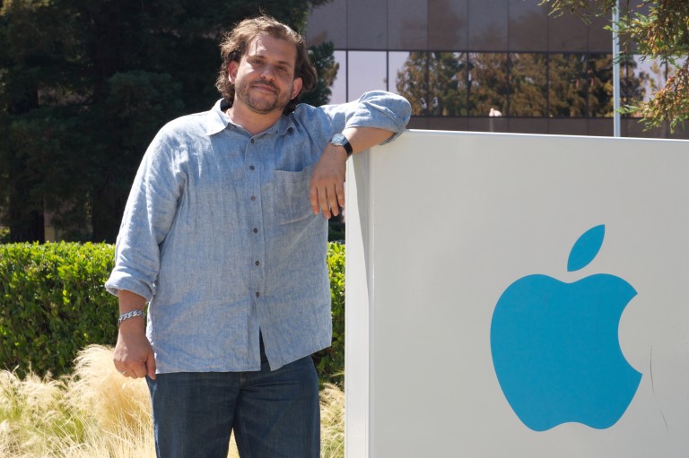 Aaron Sylvan at Apple HQ in Silicon Valley