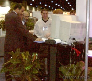 One Technology 2001 International Poultry Expo — software demo by Aaron Sylvan