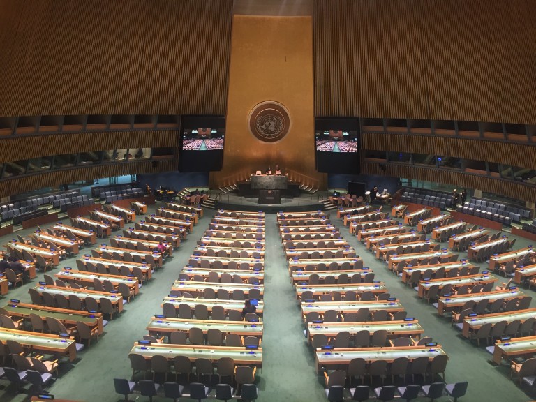 United Nations General Assembly (photo by Aaron Sylvan)