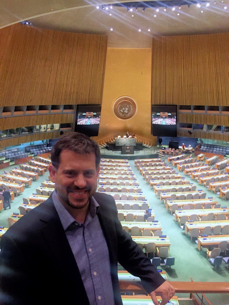 Aaron Sylvan at the United Nations General Assembly for #WSIS10 - World Summit on the Information Society