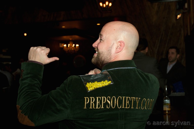 Lindsey Nagy shows off one of his ventures, PrepSociety.com