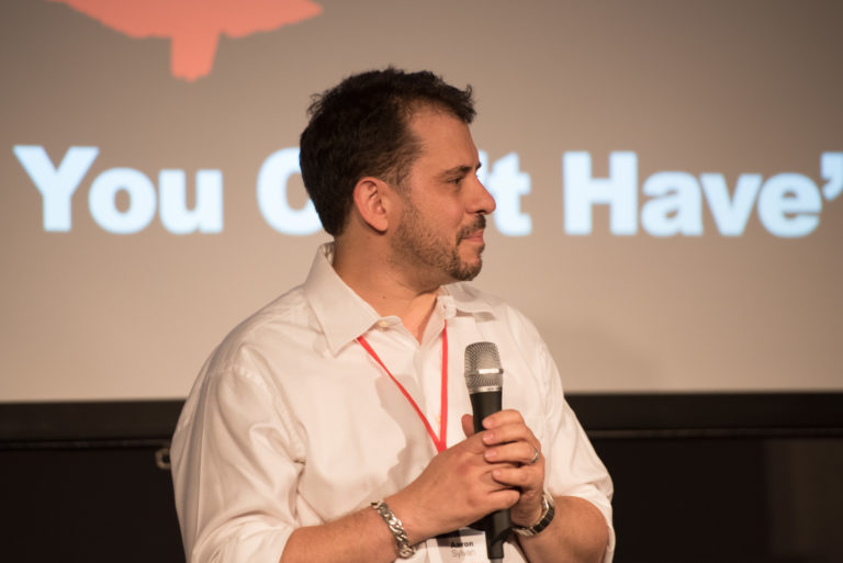 Aaron Sylvan hosting TEDxFultonStreet 2016 Salon