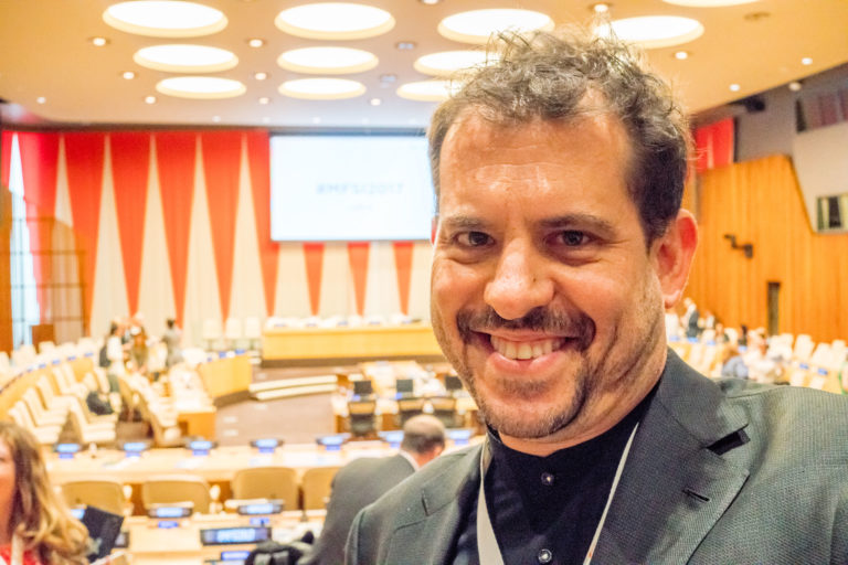 Aaron Sylvan at United Nations EcoSoc Chamber for MFSI2017