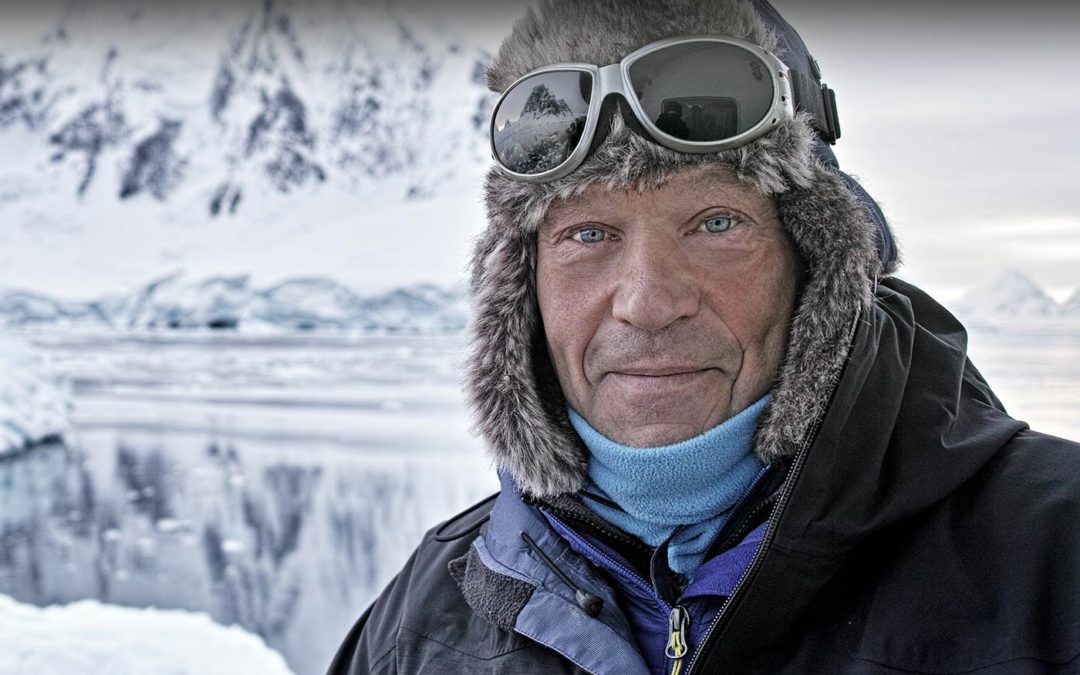 Robert Swan, O.B.E., first man to walk to both the South Pole and the North Pole and return safely