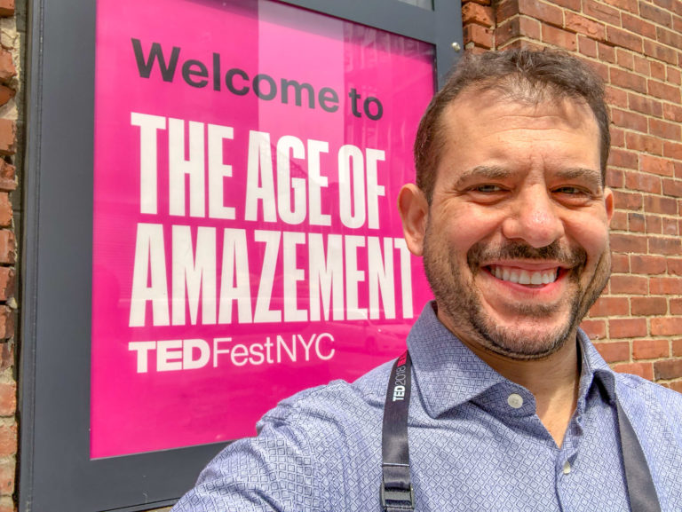 Aaron Sylvan at TEDFest 2018 (iPhoneX pic by Aaron Sylvan) taken 2018-04-12 image#001