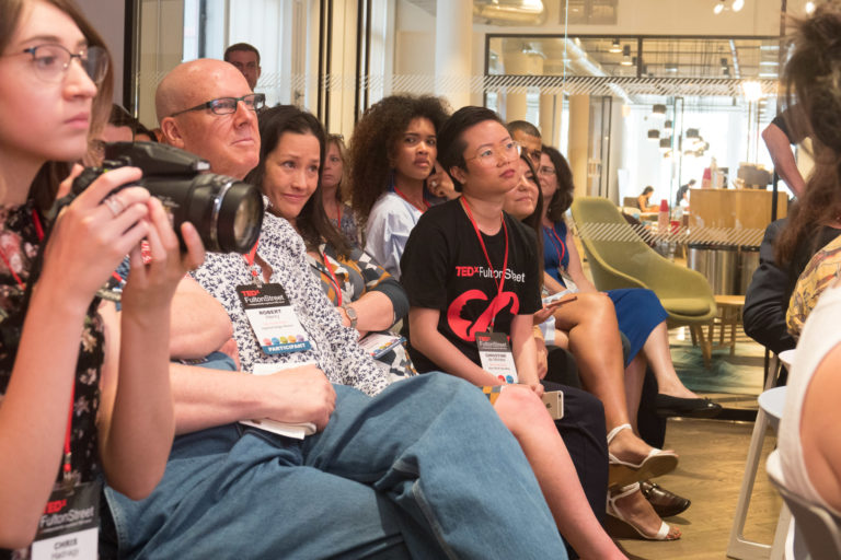 Audience at TEDxFultonStreet 2018 (photo by Janet Esquirol Sylvan) taken at 17-14-41 on 2018-06-02