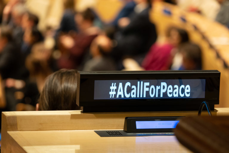 UN EcoSoc Chamber, A Call For Peace (photo by Aaron Sylvan) taken 2018-12-04 image#002