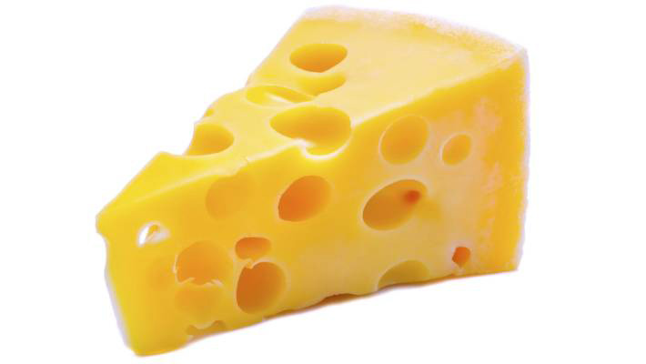 Swiss Cheese Close Up